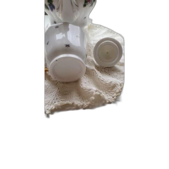 Fruit Porcelain Tea for One Set Teapot, Teacup, and lid, and Stackable ~Vintage~ - Picture 4 of 9